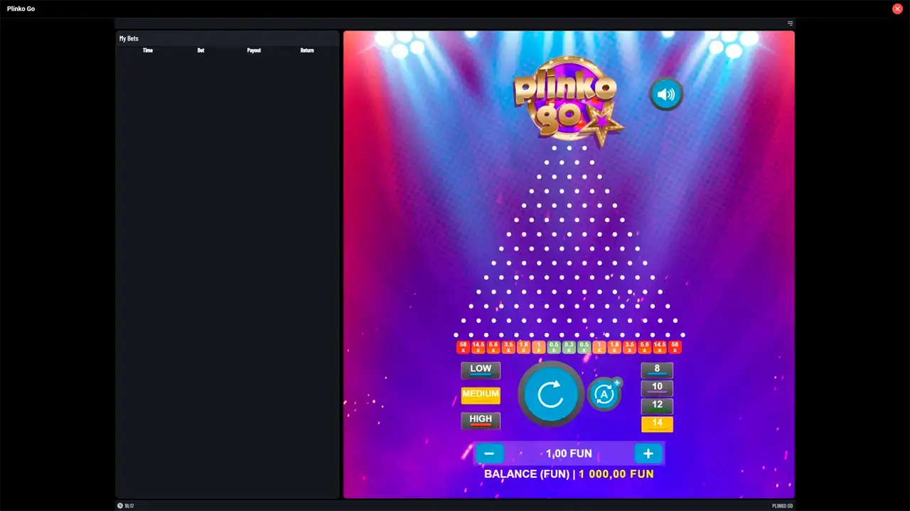 How to try Plinko demo